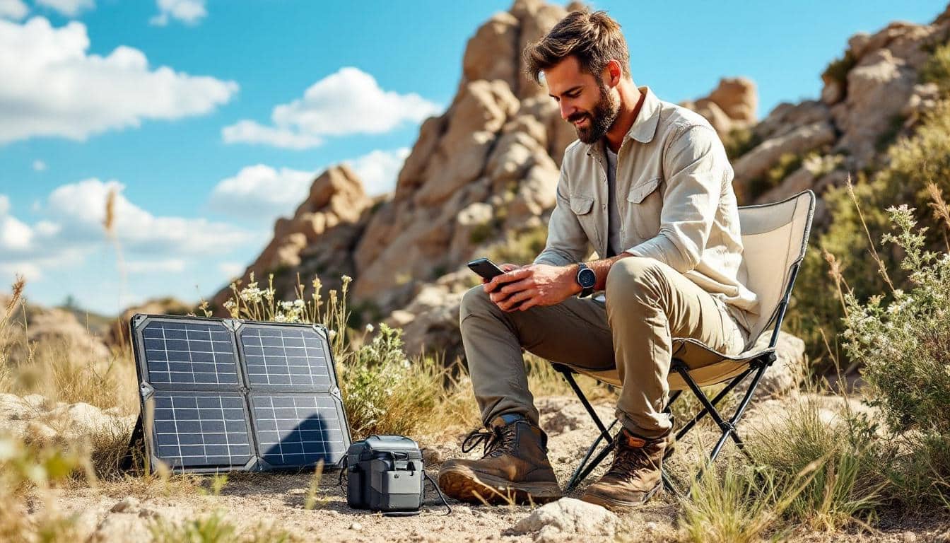 découvrez notre kit solaire compact, conçu spécialement pour les voyageurs minimalistes. léger et efficace, il vous permet de recharger vos appareils tout en respectant l'environnement. parfait pour les aventuriers à la recherche de simplicité et d'autonomie lors de leurs déplacements.