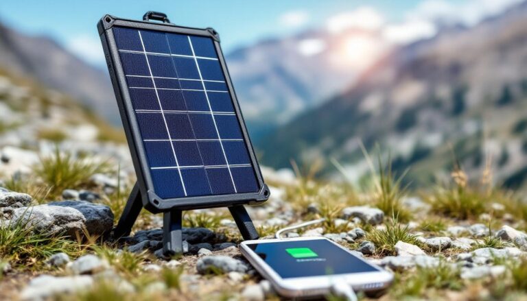 Chargeur Solaire Portable 50W - Panneau Monocristallin Compact Pour Téléphone, Randonnée Et Camping